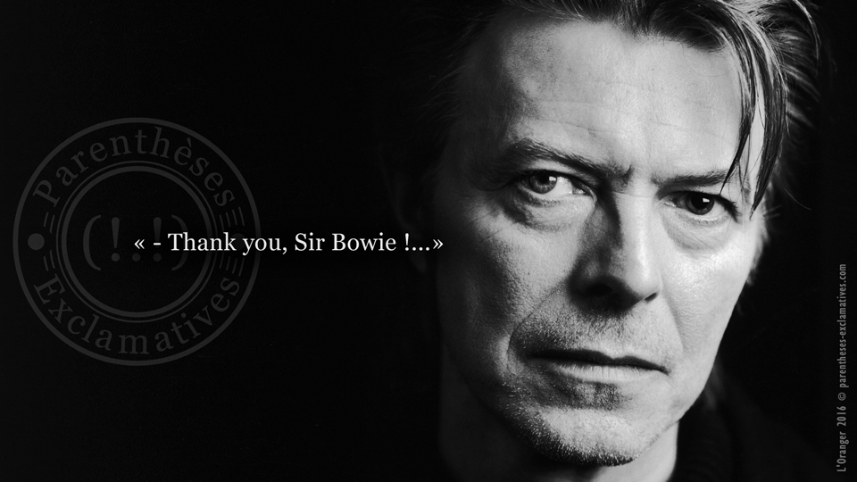 - Thank You, Sir Bowie !...